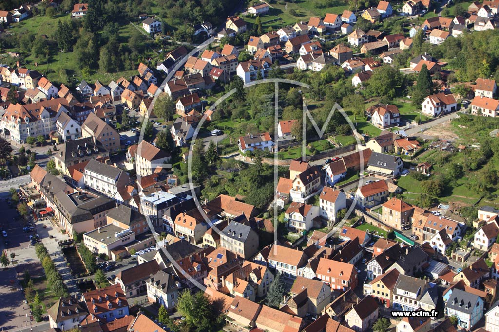 Photo arienne de Niederbronn-les-Bains