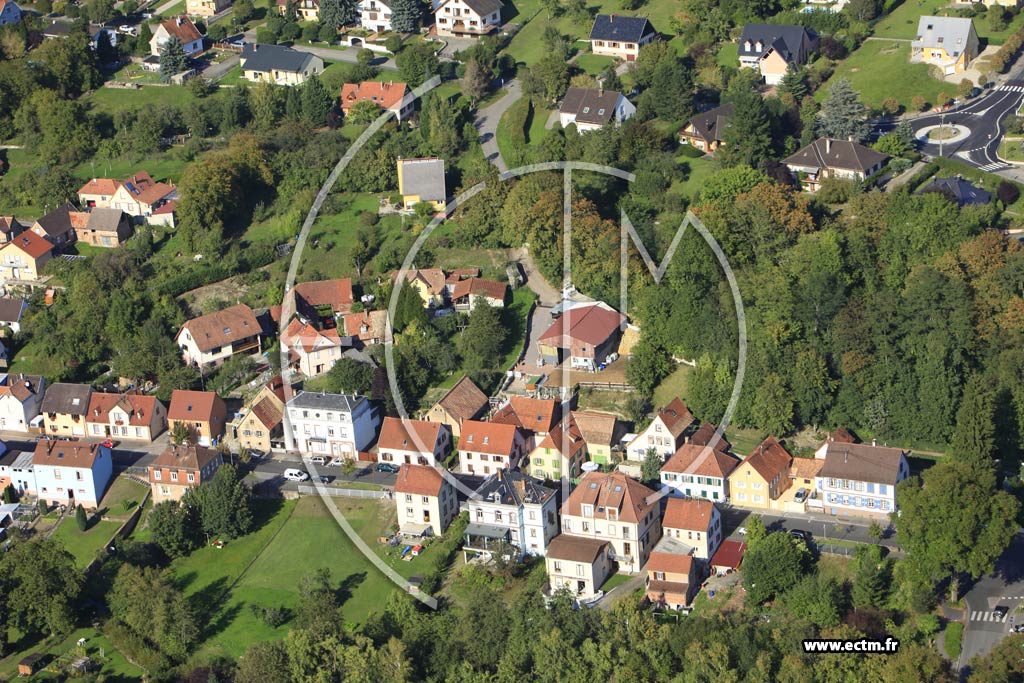 Photo arienne de Niederbronn-les-Bains