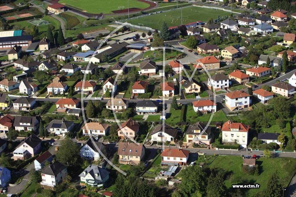 Photo arienne de Niederbronn-les-Bains