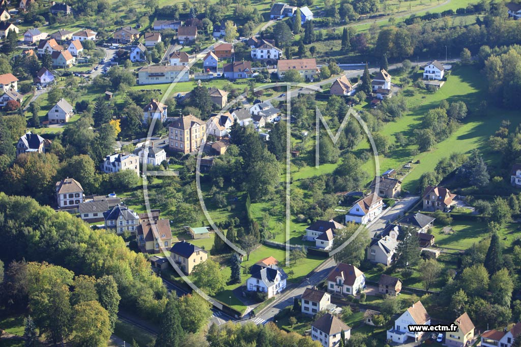 Photo arienne de Niederbronn-les-Bains