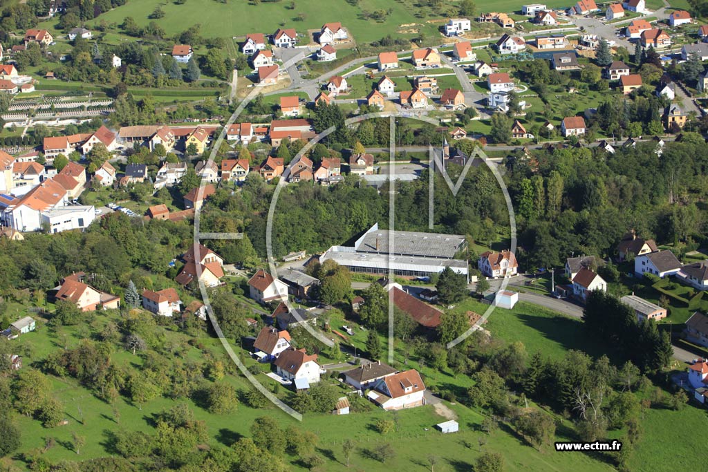 Photo arienne de Niederbronn-les-Bains