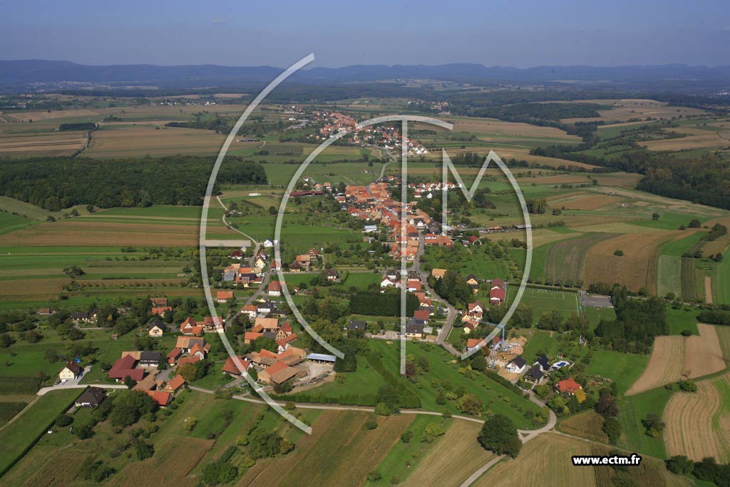 Photo arienne de Laubach (Laubacherhof)