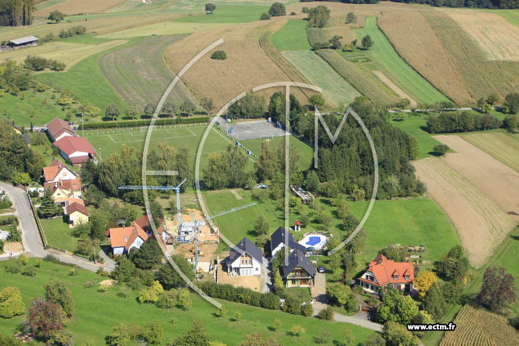 Photo arienne de Laubach (Laubacherhof)