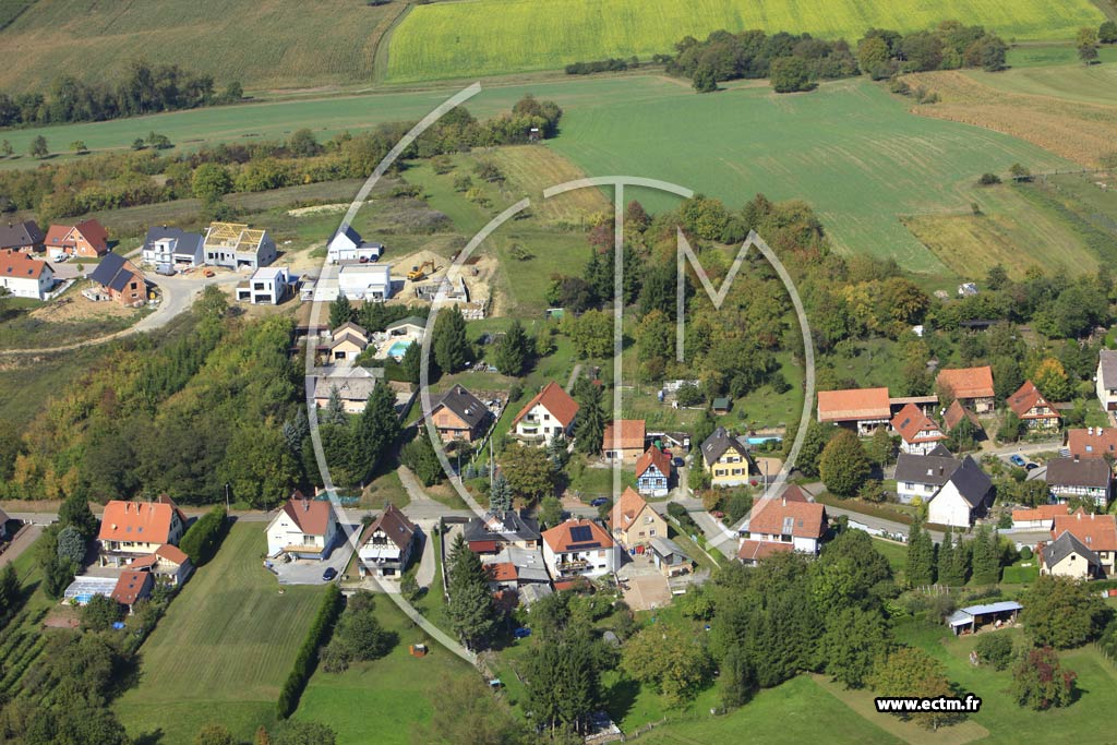 Photo arienne de Oberdorf-Spachbach