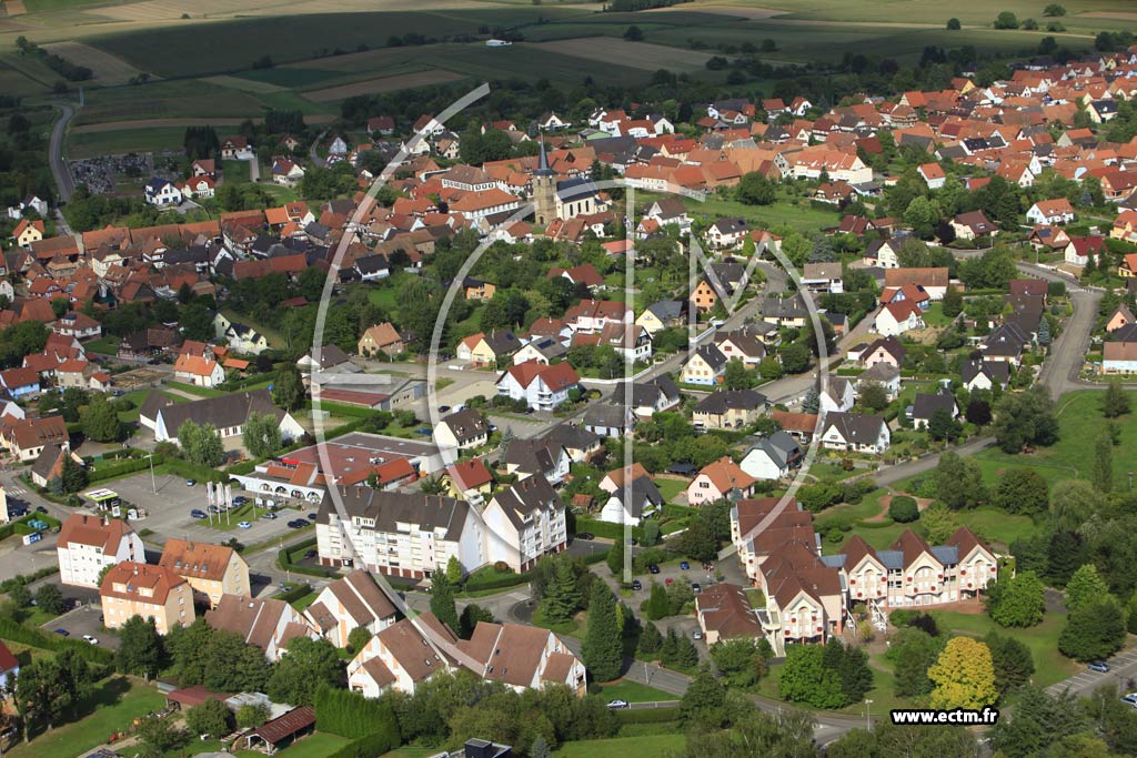 Photo arienne de Betschdorf (Niederbetschdorf)