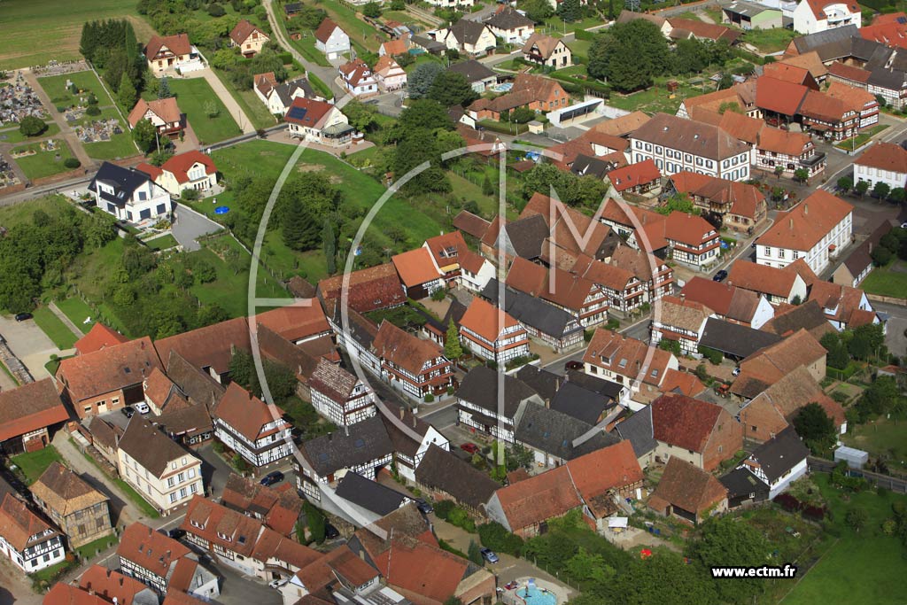Photo arienne de Betschdorf (Niederbetschdorf)
