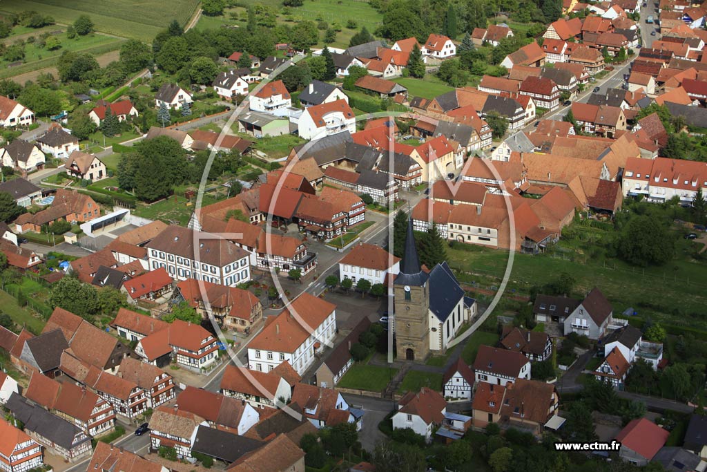 Photo arienne de Betschdorf (Niederbetschdorf)