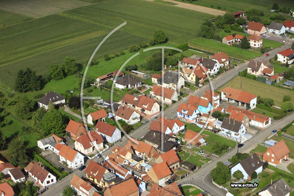 Photo arienne de Betschdorf (Niederbetschdorf)