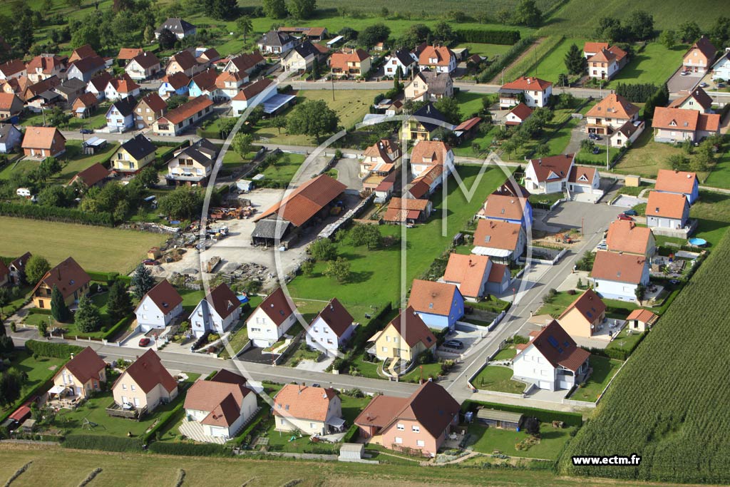 Photo arienne de Betschdorf (Niederbetschdorf)