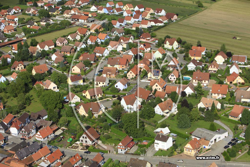 Photo arienne de Betschdorf (Niederbetschdorf)