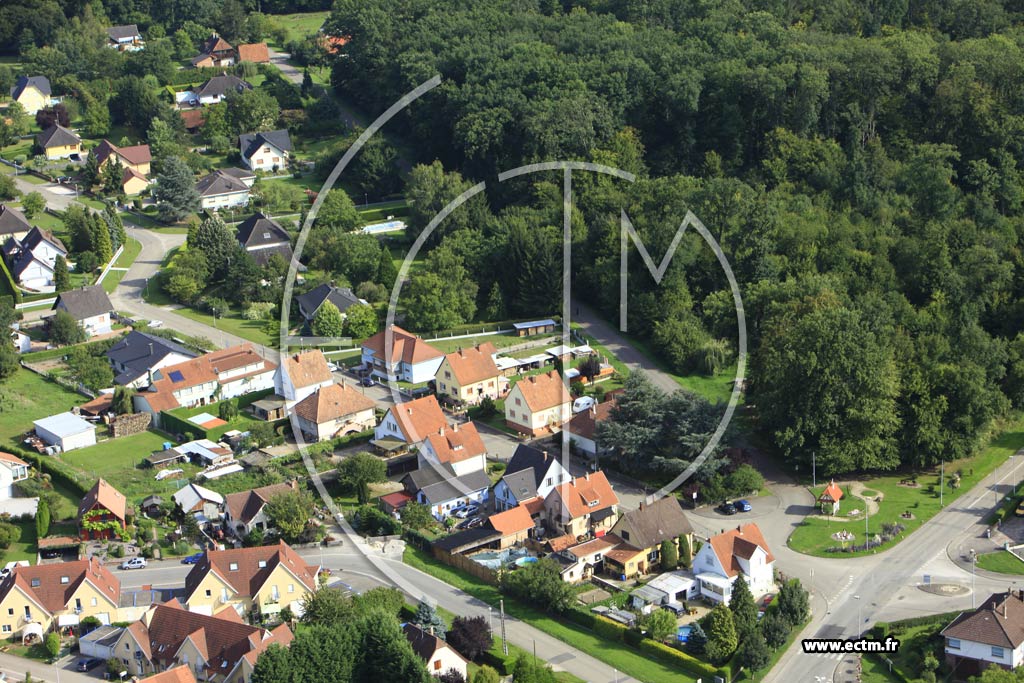 Photo arienne de Betschdorf (Niederbetschdorf)