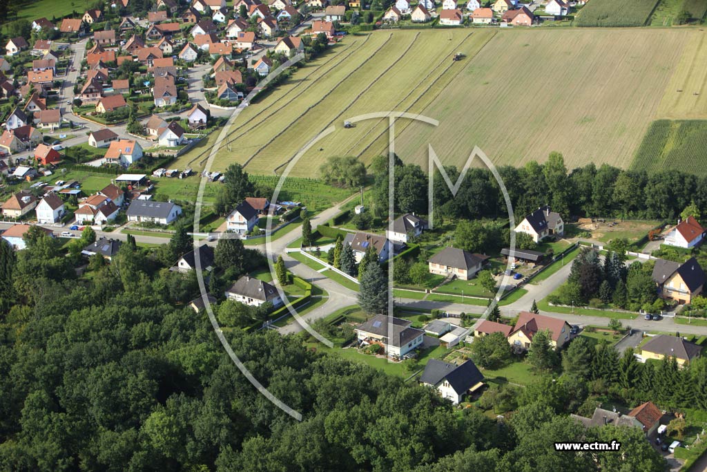 Photo arienne de Betschdorf (Niederbetschdorf)