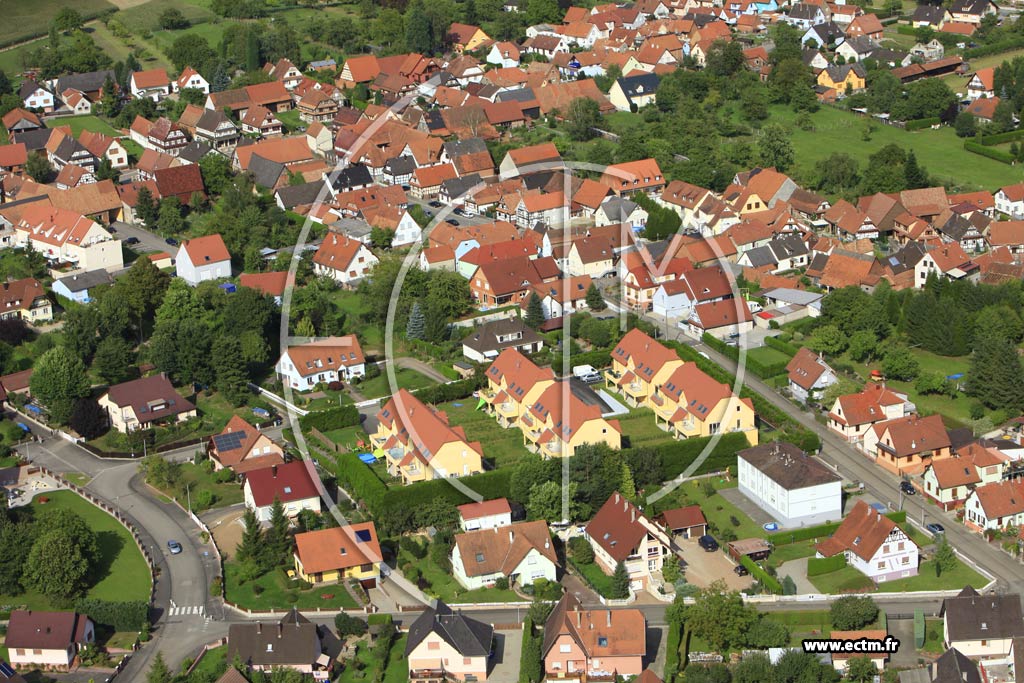 Photo arienne de Betschdorf (Niederbetschdorf)