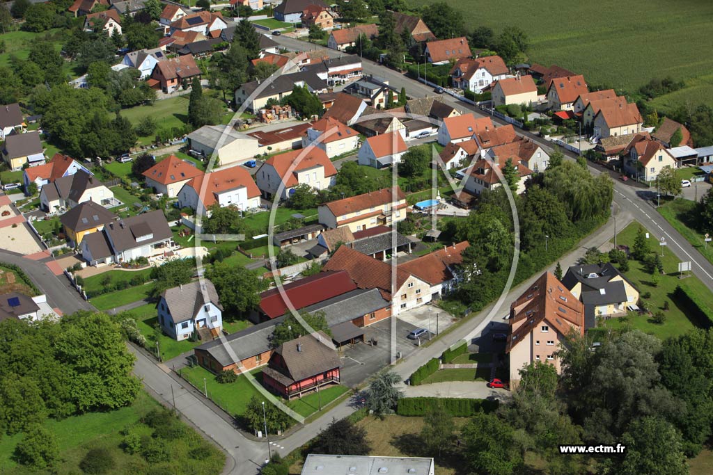 Photo arienne de Sessenheim (Dengolsheim)