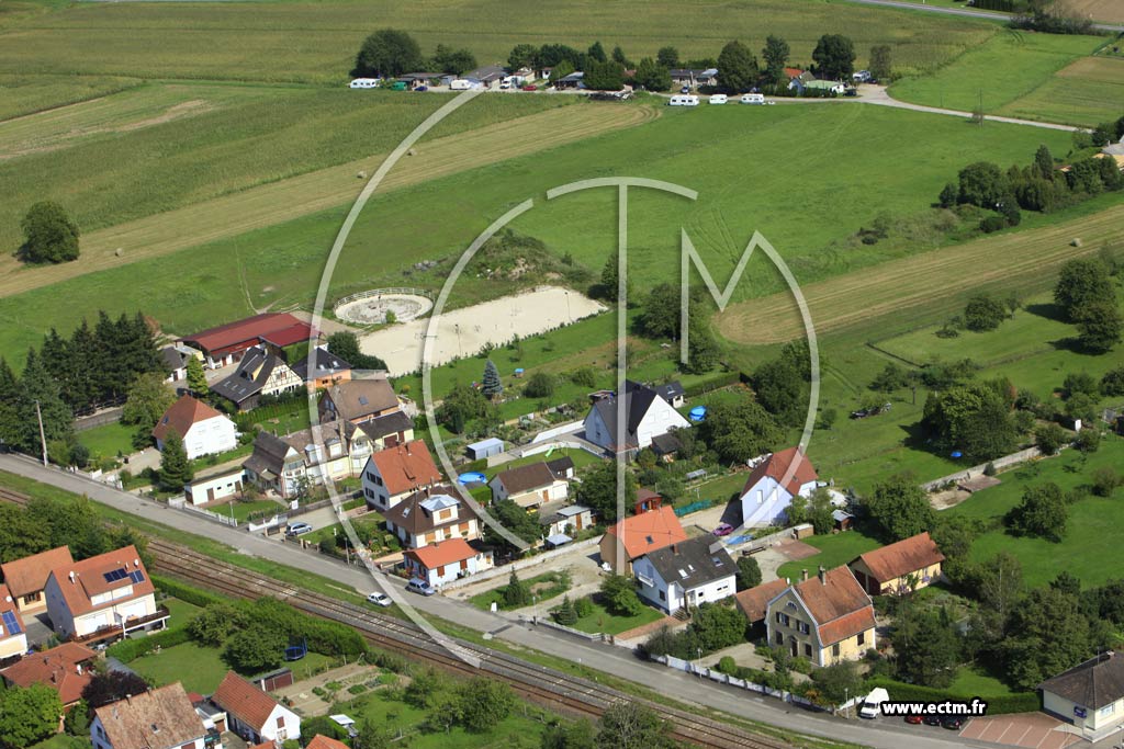 Photo arienne de Sessenheim (Dengolsheim)