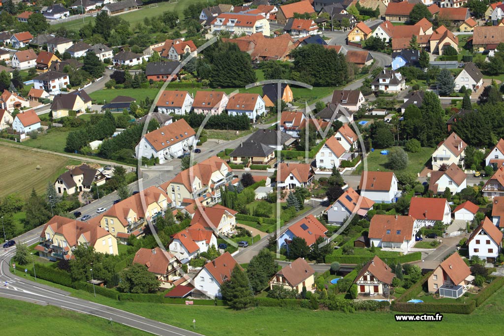 Photo arienne de Sessenheim (Dengolsheim)