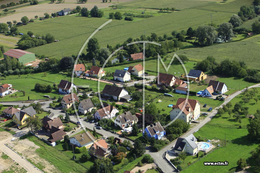 Photo arienne de Sessenheim (Dengolsheim)