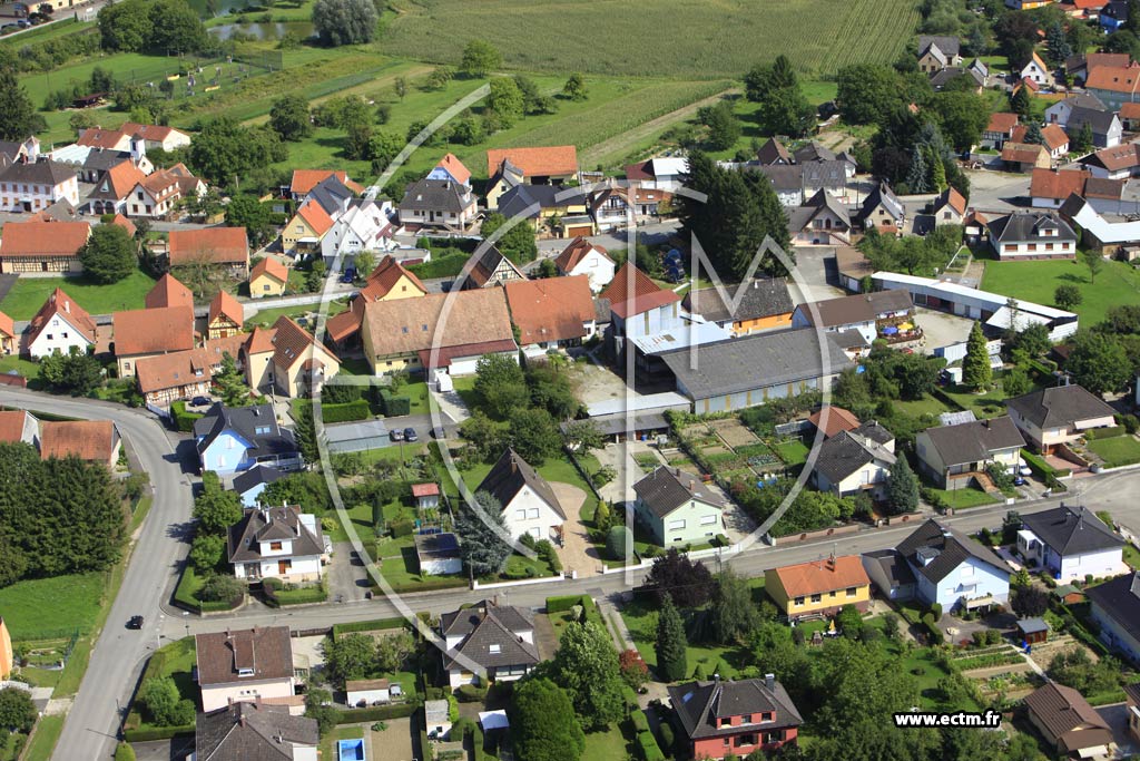 Photo arienne de Sessenheim (Dengolsheim)