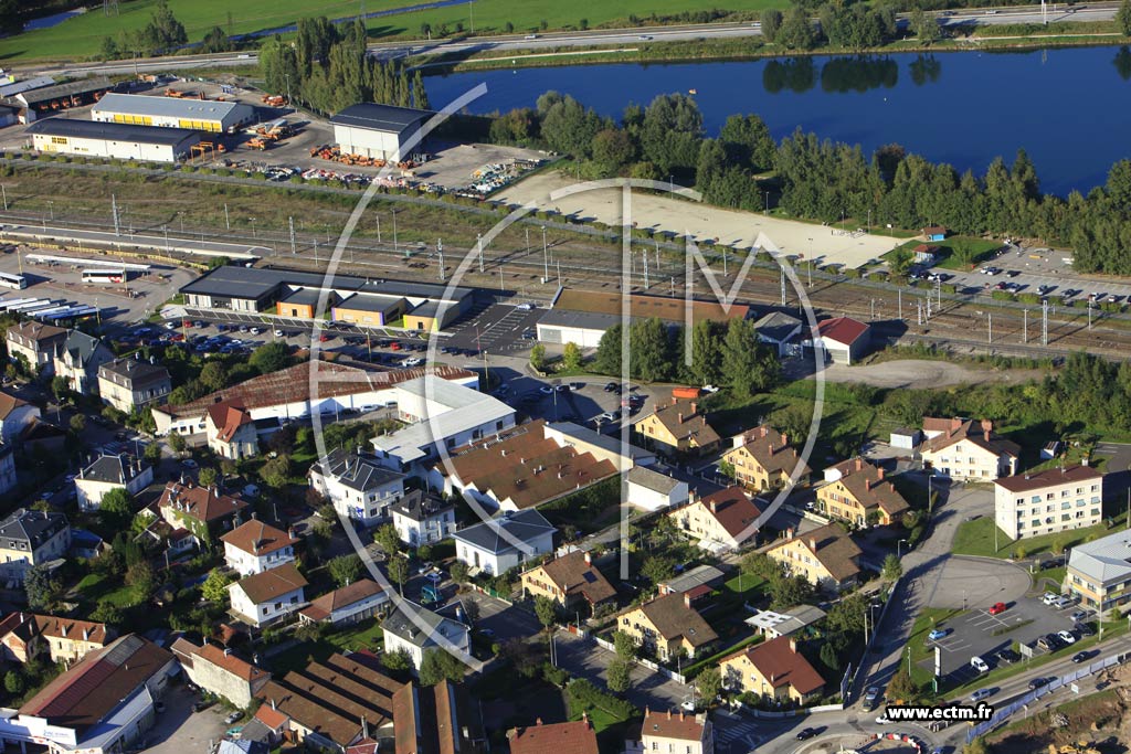 Photo arienne de Remiremont