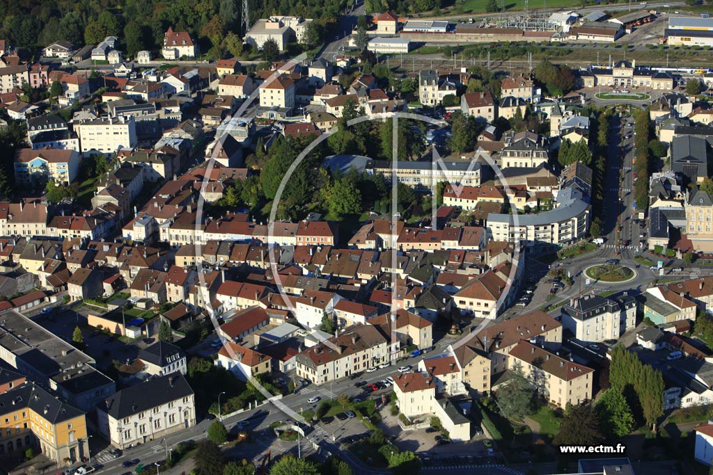 Photo arienne de Remiremont