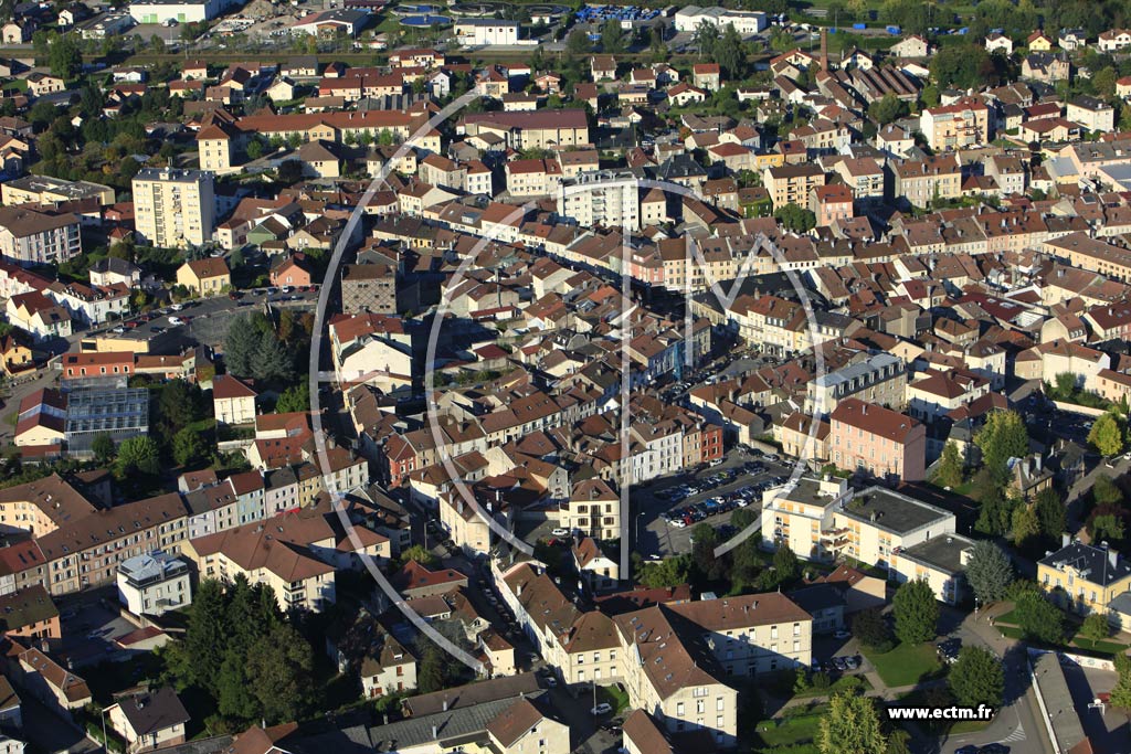 Photo arienne de Remiremont