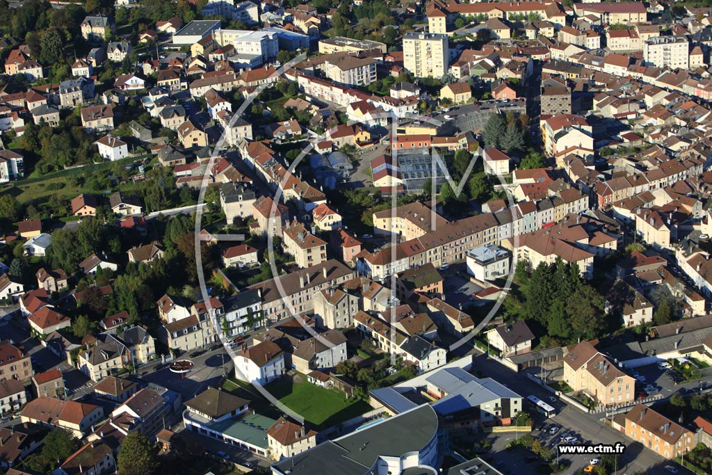 Photo arienne de Remiremont
