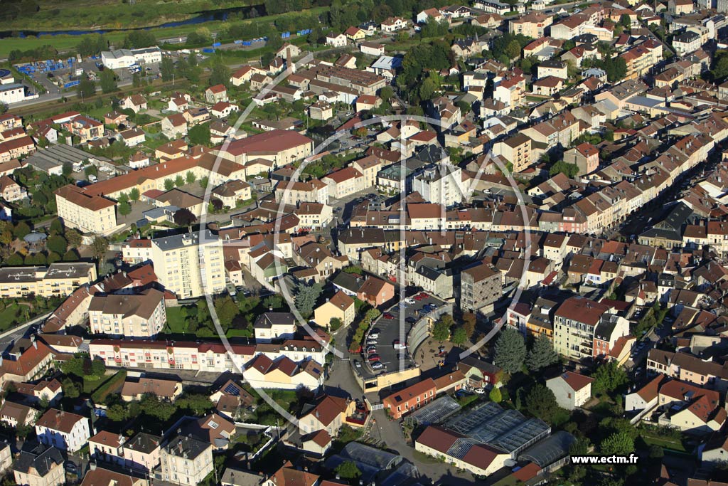 Photo arienne de Remiremont