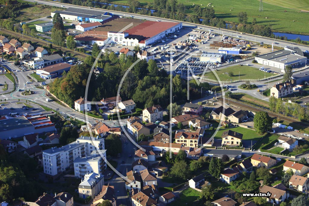 Photo arienne de Remiremont
