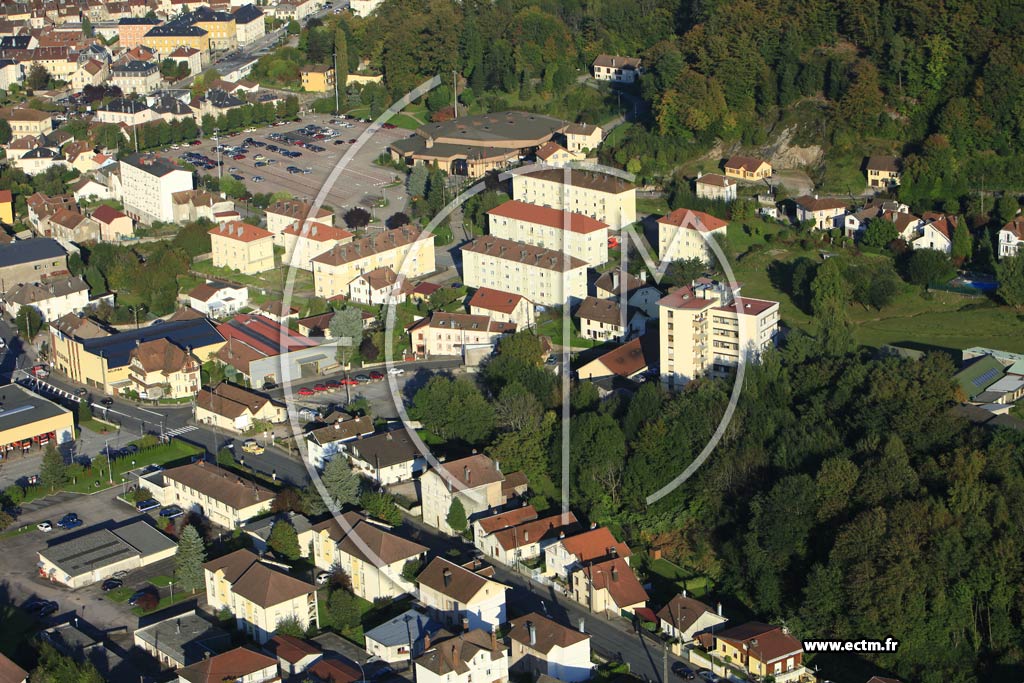 Photo arienne de Remiremont