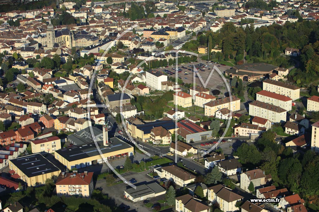 Photo arienne de Remiremont