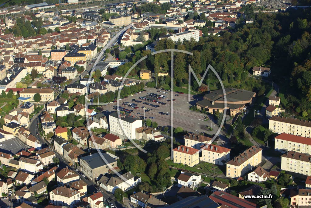 Photo arienne de Remiremont
