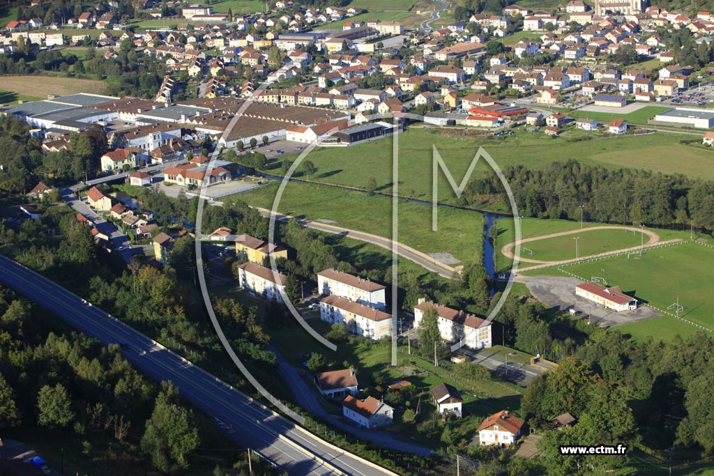 Photo arienne de Rupt-sur-Moselle