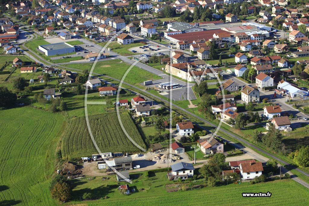 Photo arienne de Rupt-sur-Moselle