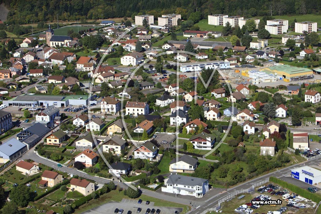 Photo arienne de Saint-tienne-ls-Remiremont