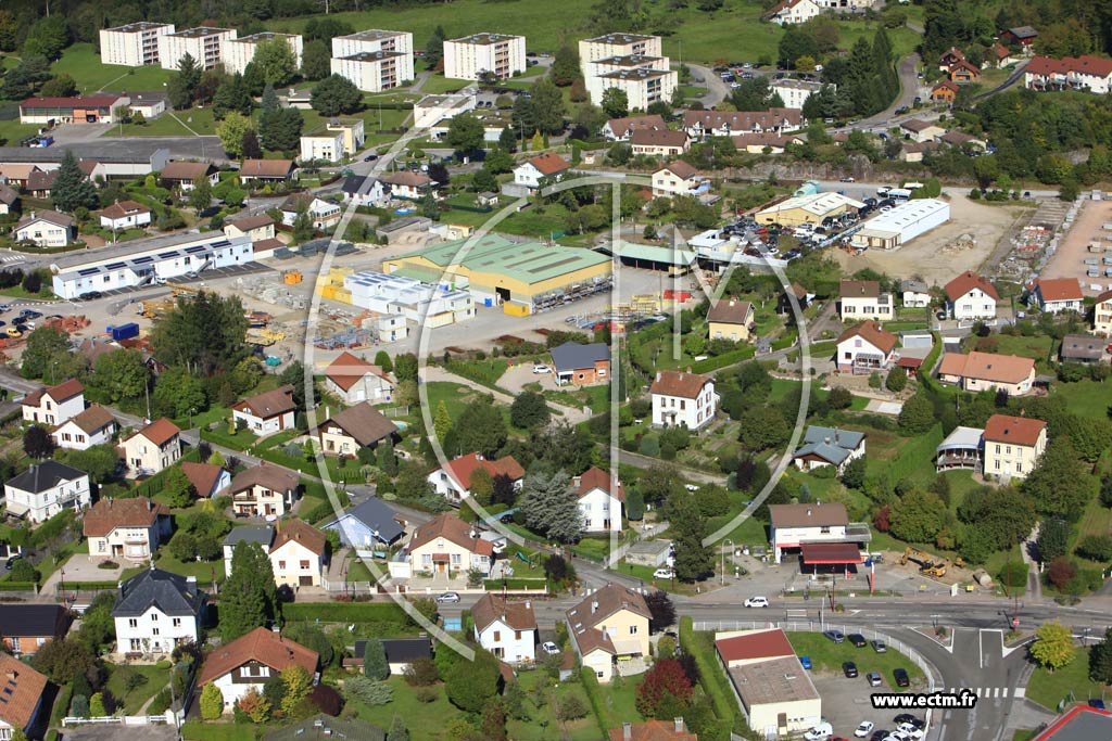 Photo arienne de Saint-tienne-ls-Remiremont