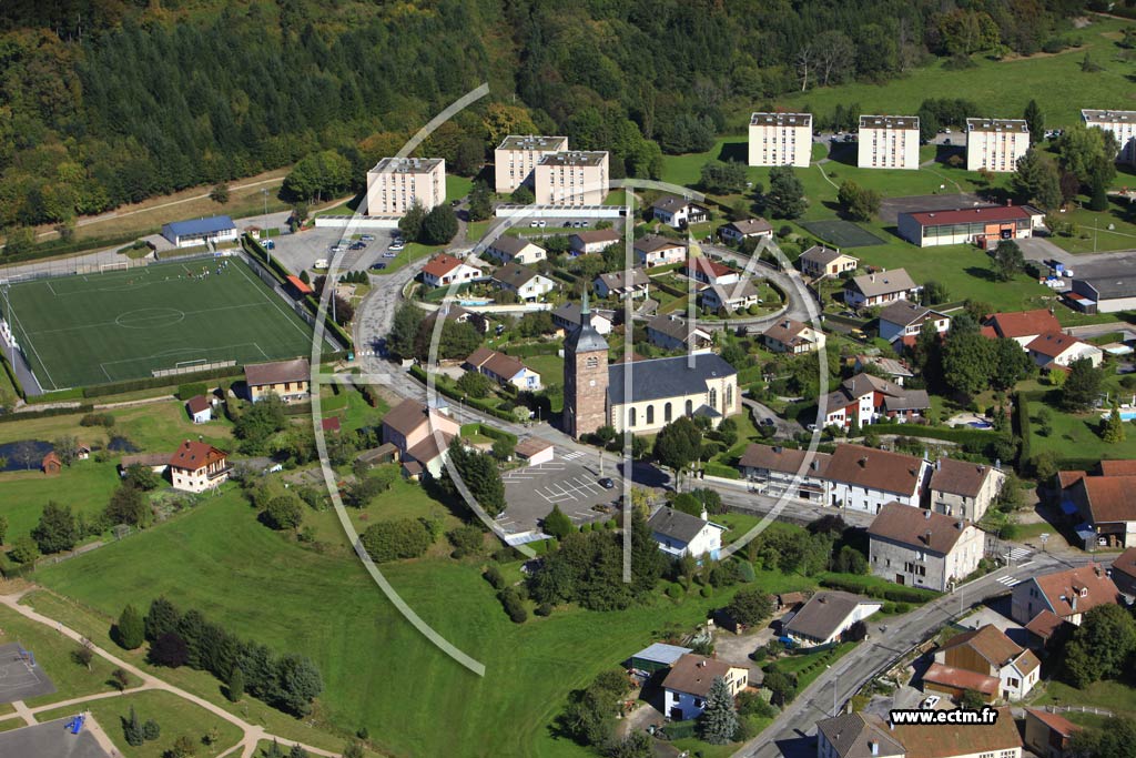 Photo arienne de Saint-tienne-ls-Remiremont