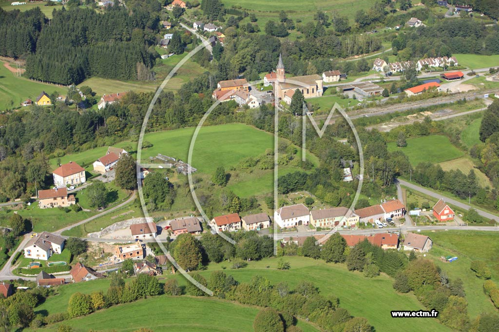 Photo arienne de Bourg-Bruche
