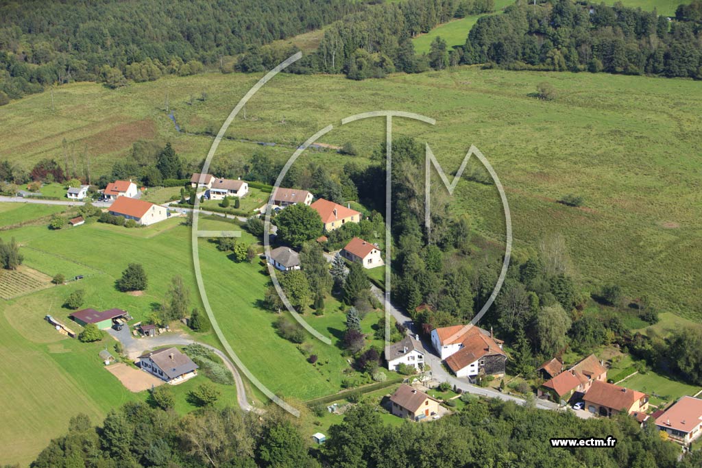 Photo arienne de tival Clairefontaine