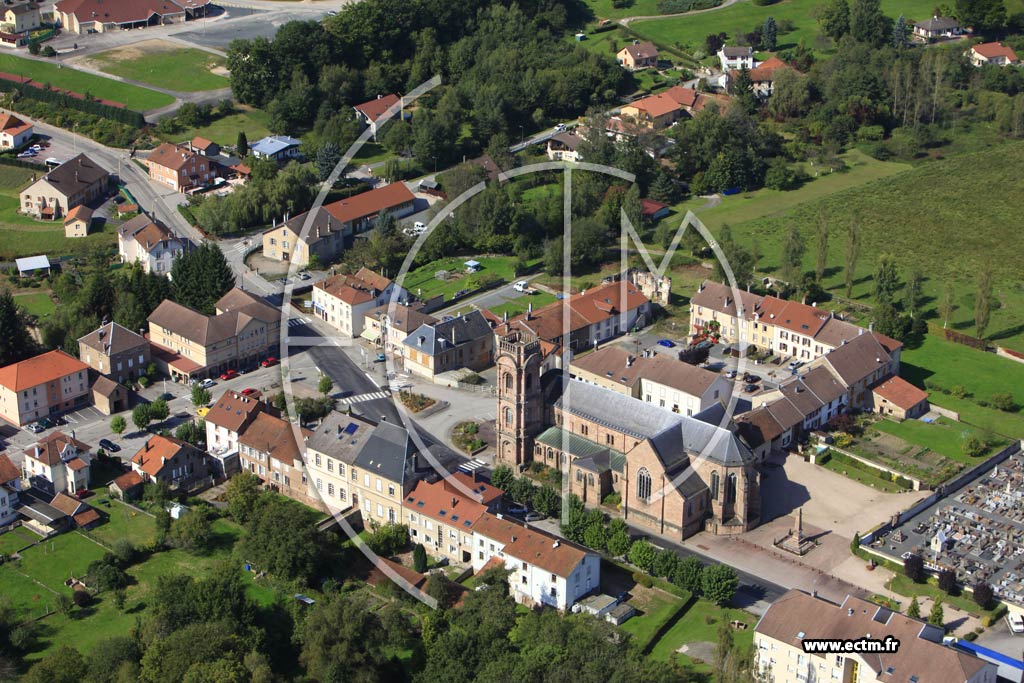Photo arienne de tival Clairefontaine