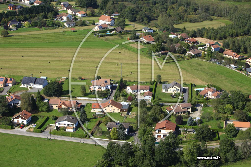 Photo arienne de tival Clairefontaine
