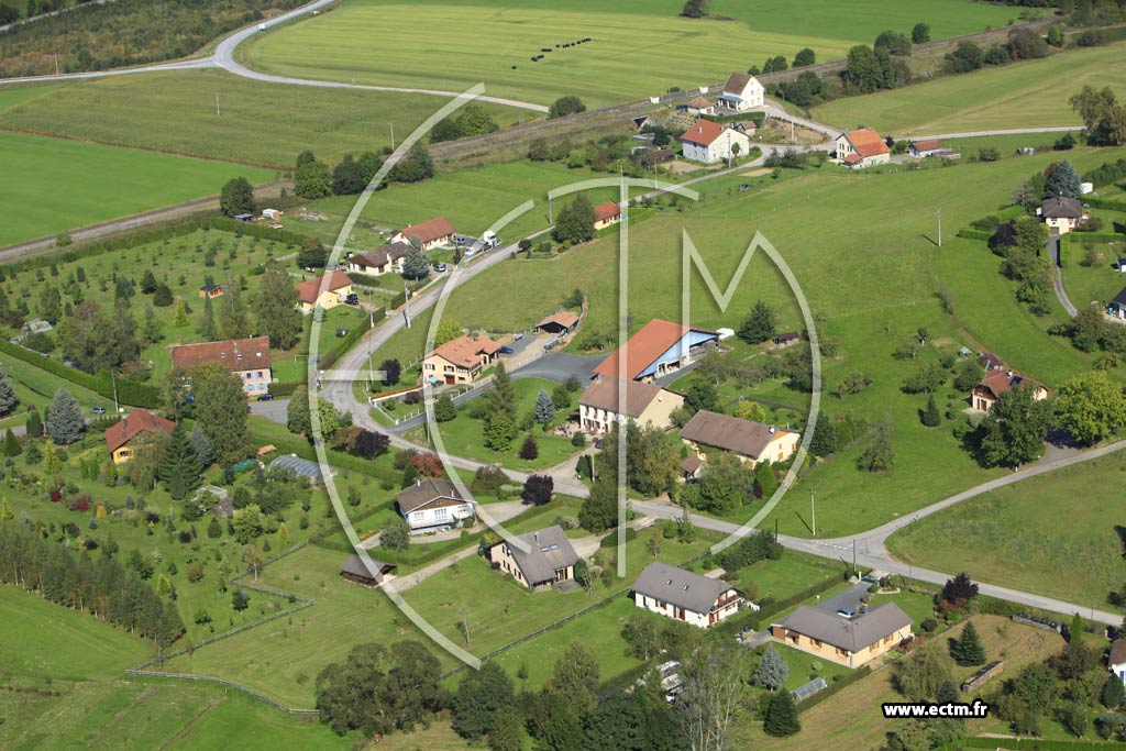 Photo arienne de Lesseux