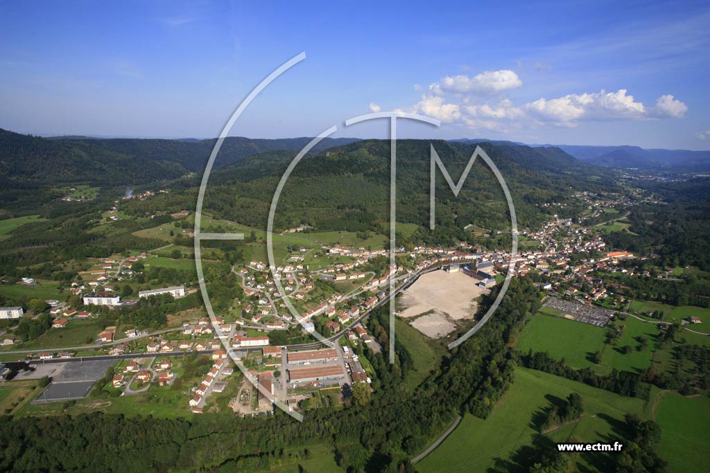 Photo arienne de Moyenmoutier