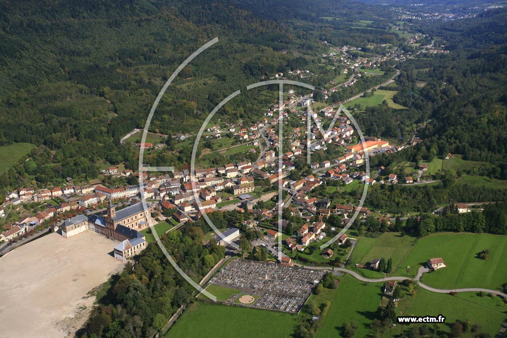 Photo arienne de Moyenmoutier