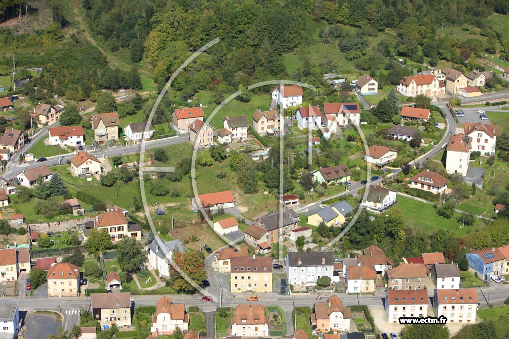 Photo arienne de Moyenmoutier