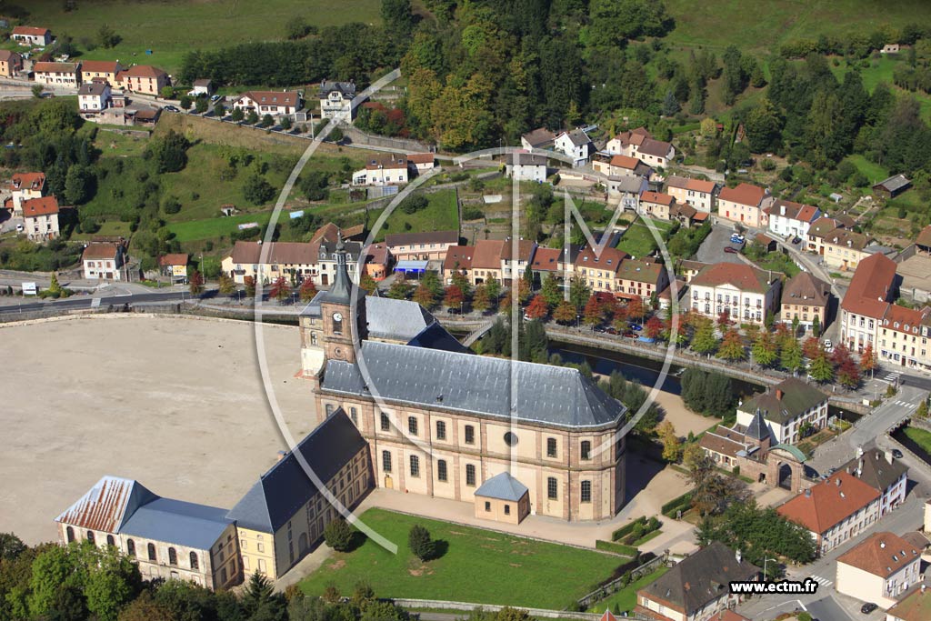 Photo arienne de Moyenmoutier