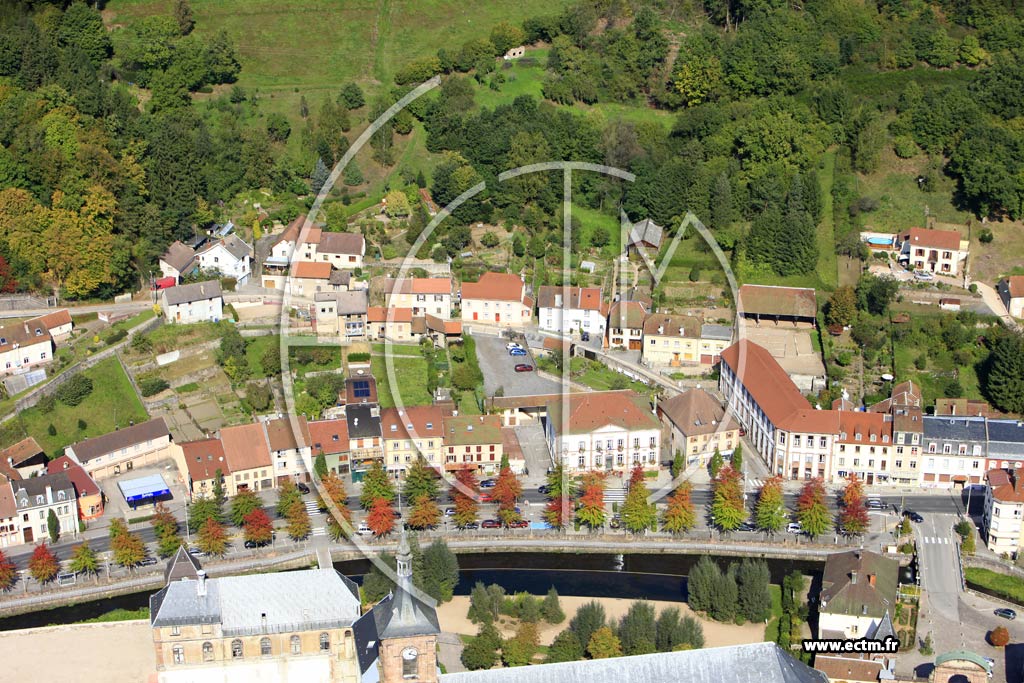 Photo arienne de Moyenmoutier