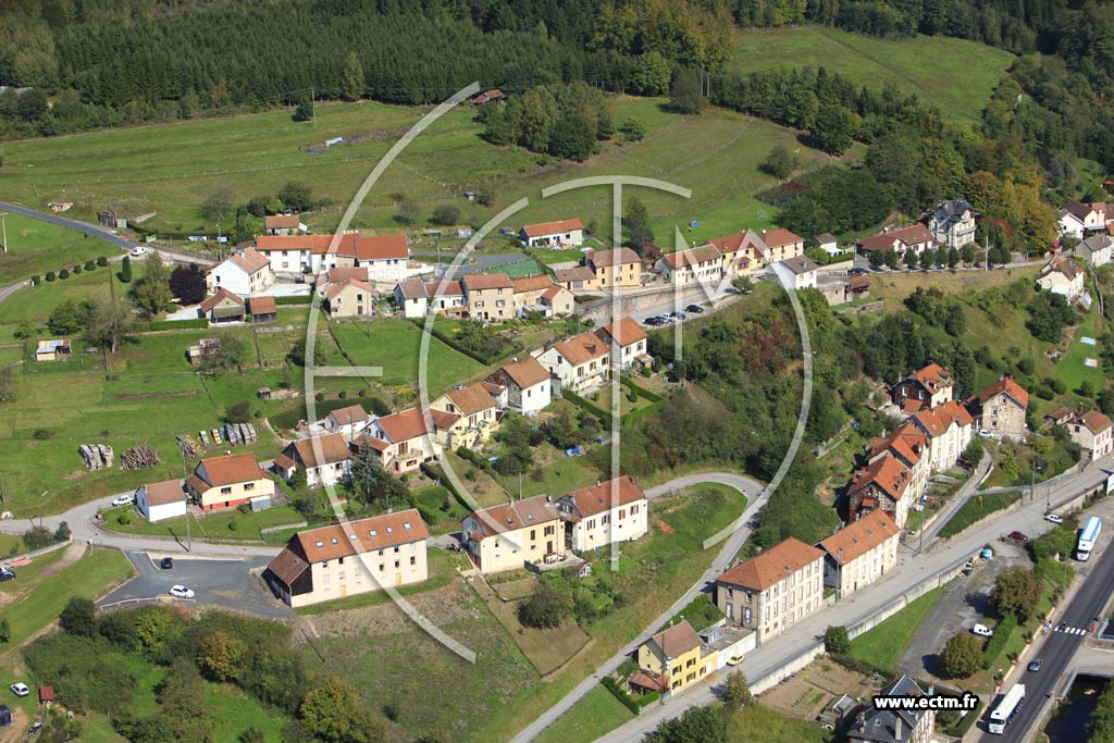 Photo arienne de Moyenmoutier