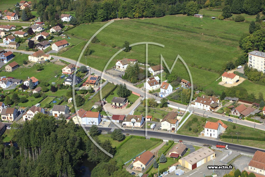 Photo arienne de Moyenmoutier