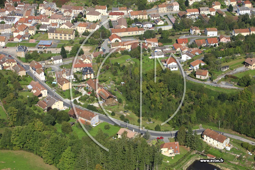 Photo arienne de Moyenmoutier