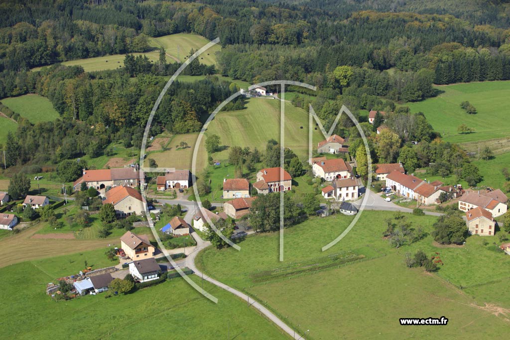 Photo arienne de Moyenmoutier (La Chapelle)